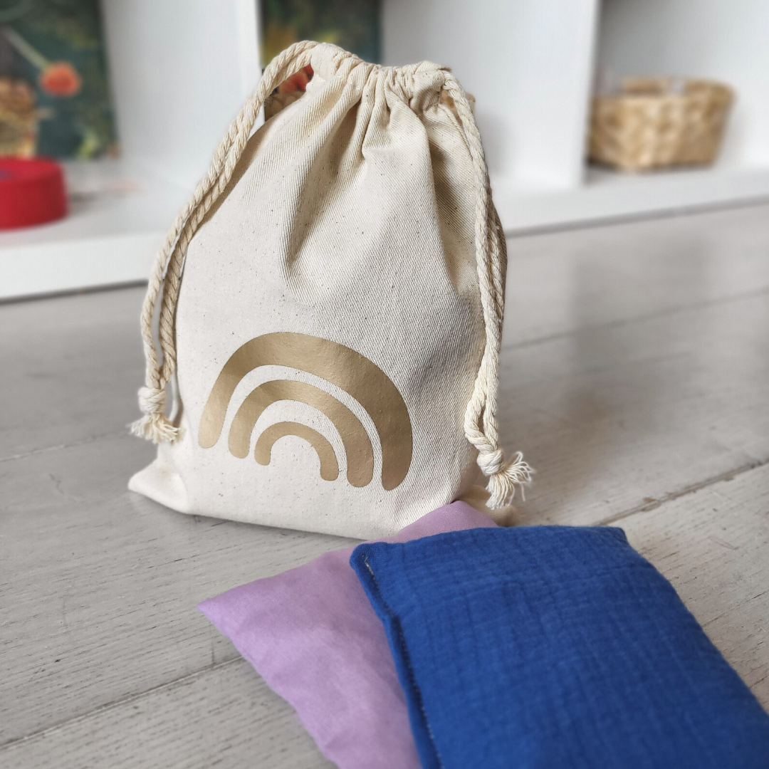 sensorische pittenzakjes met opbergzakje