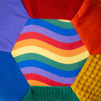 Sensorische ballonbal & pittenzakjes set - Regenboog