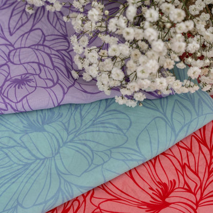 Playcycle speeldoek medium - 65cm - Botanicals Lila