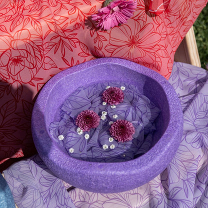 Playcycle speeldoek groot - 95cm - Botanicals Lila