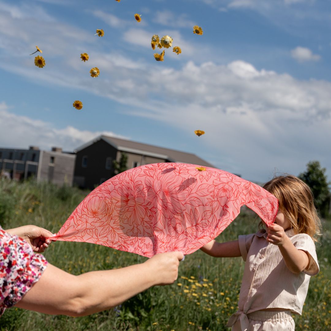 Playcycle speeldoek groot - 95cm - Botanicals Lila