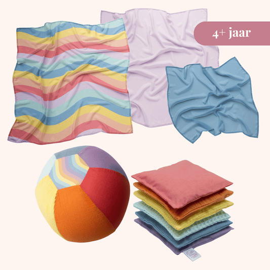 Open einde kleuter speelgoedset (4+ jaar) – Pastel