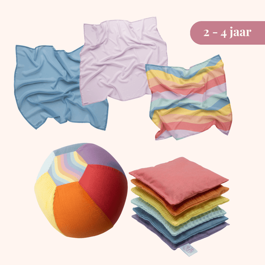 Open einde peuter speelgoedset (2–4 jaar) – Pastel