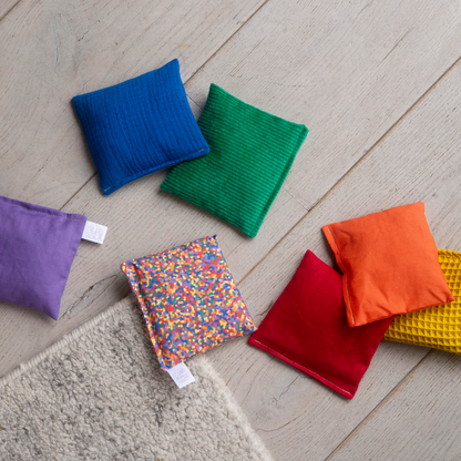 Regenboog sensorische pittenzakjes