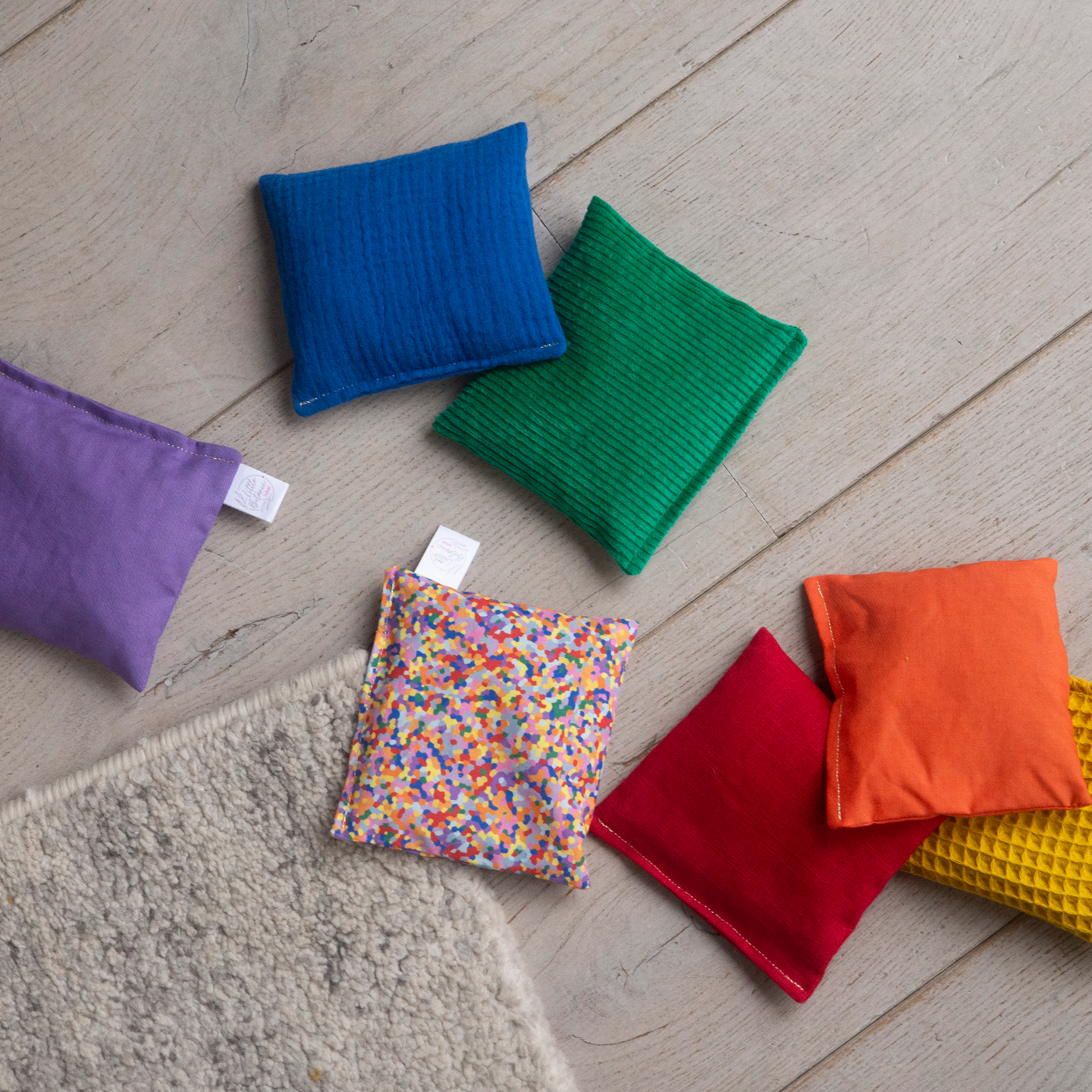 Regenboog pittenzakjes speelgoed