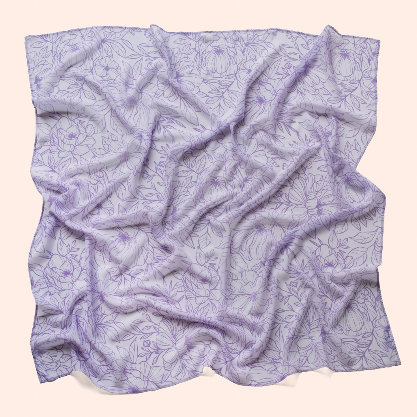 Playcycle speeldoek groot - 95cm - Botanicals Lila