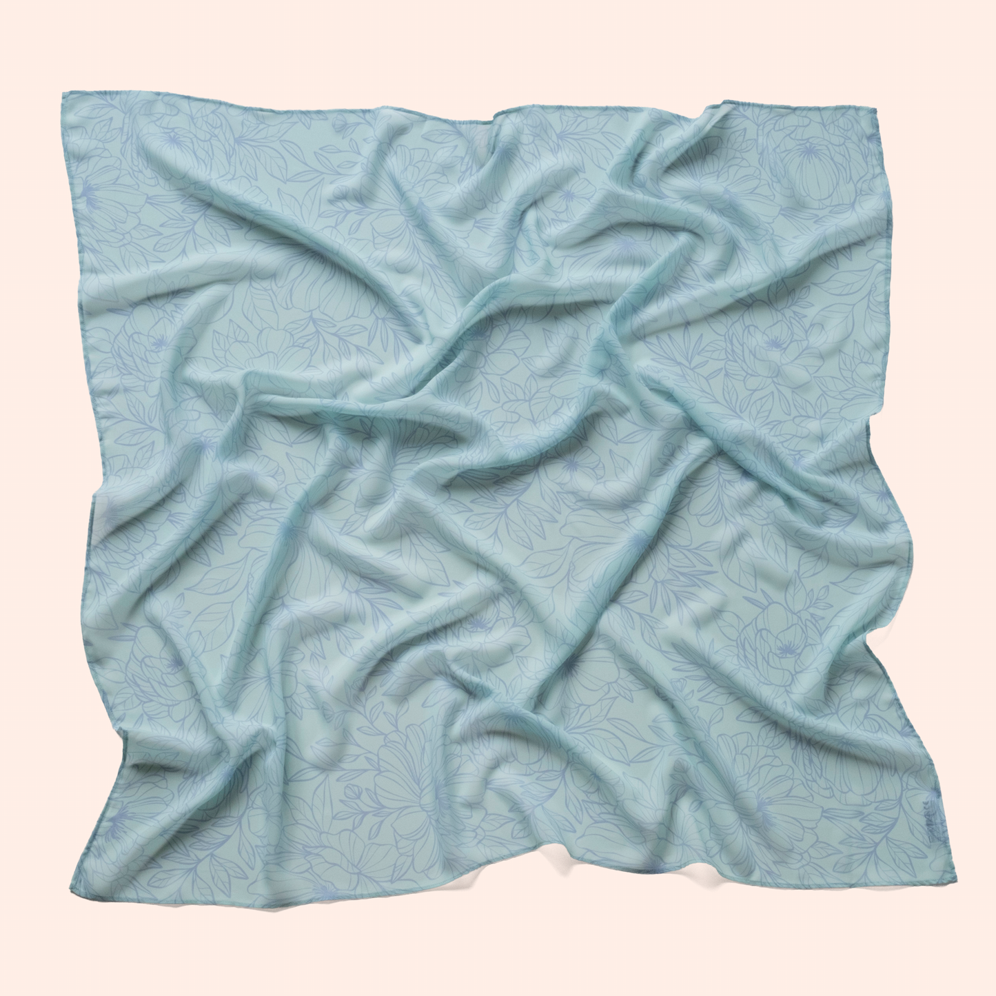 Playcycle speeldoek groot - 95cm - Botanicals Mintgroen