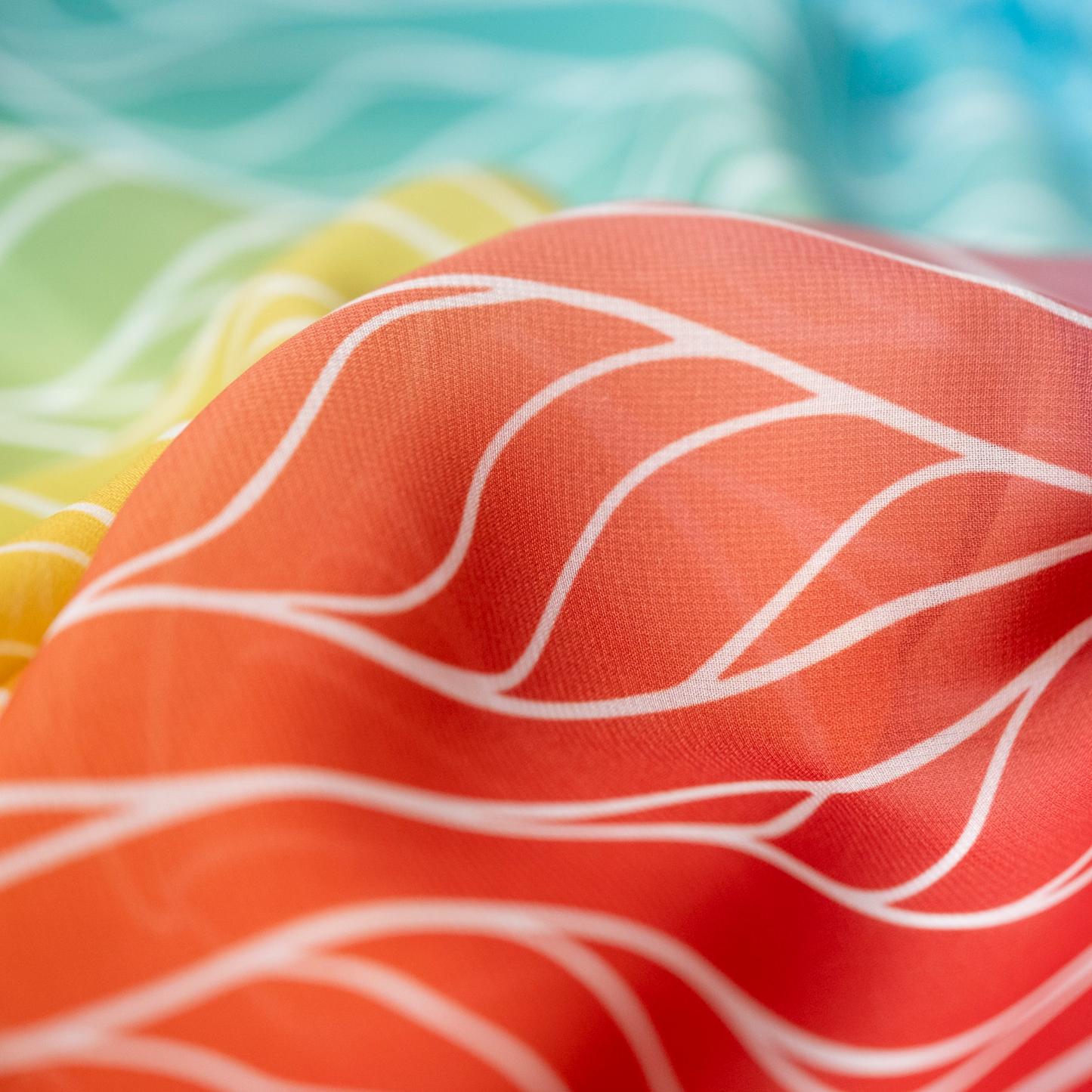 Playcycle speeldoek groot - 95cm - Ombre Rainbow