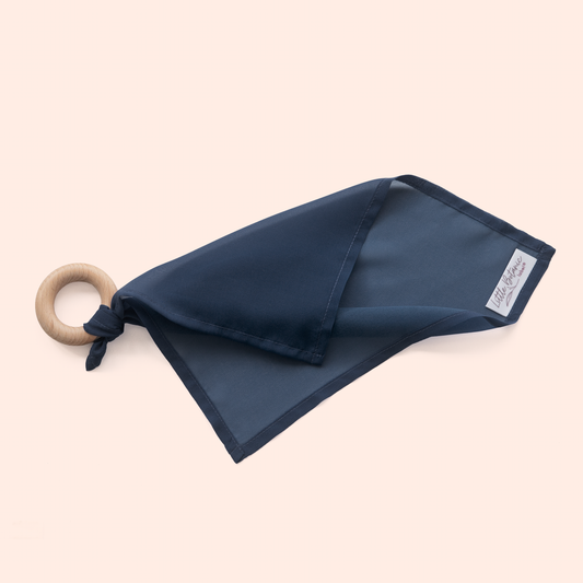 Playcycle play cloth small - 30cm - with wooden ring - lilac