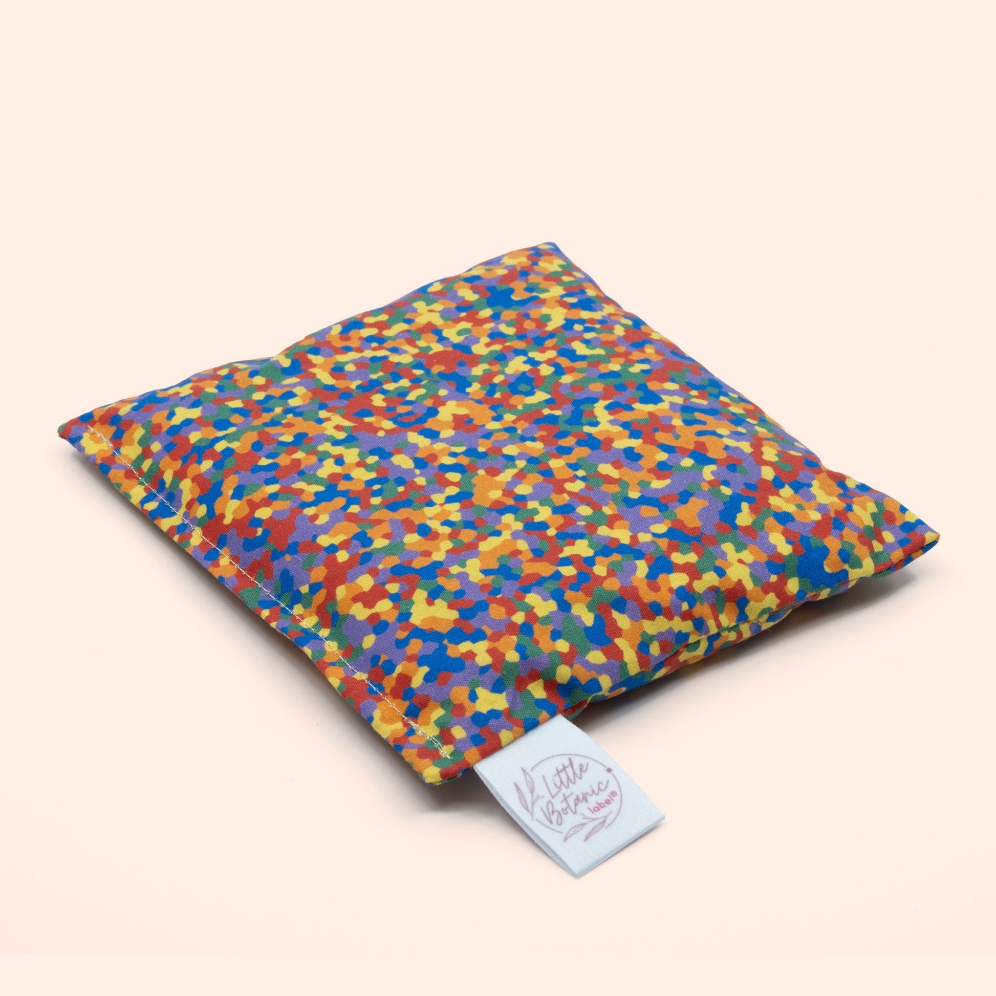 Stapelstein pittenzakje regenboog confetti