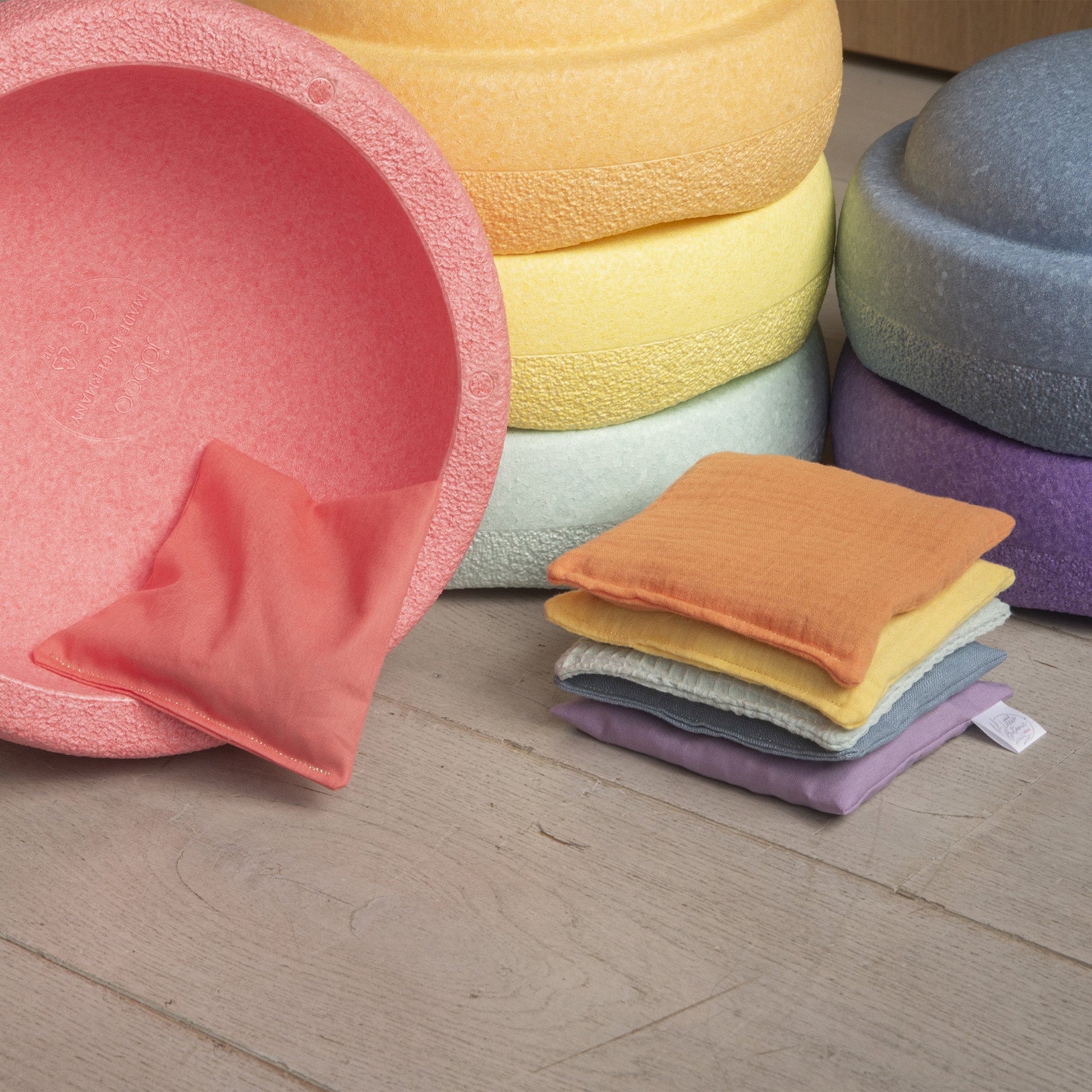 stapelstein pastel pittenzakjes