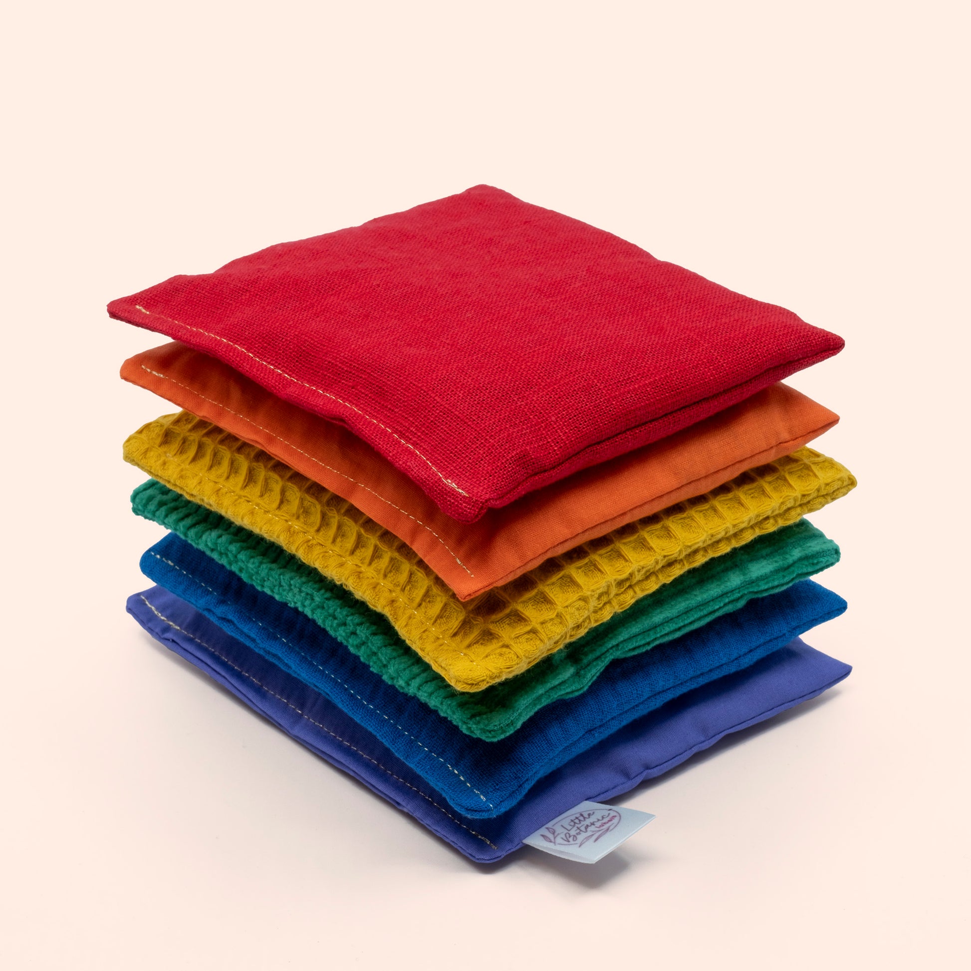 Kleurrijke pittenzakjes sensorisch speelgoed