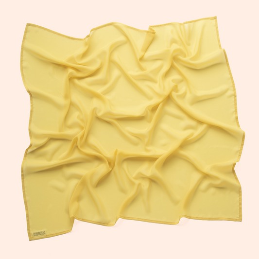 Grote speeldoek zachtgeel