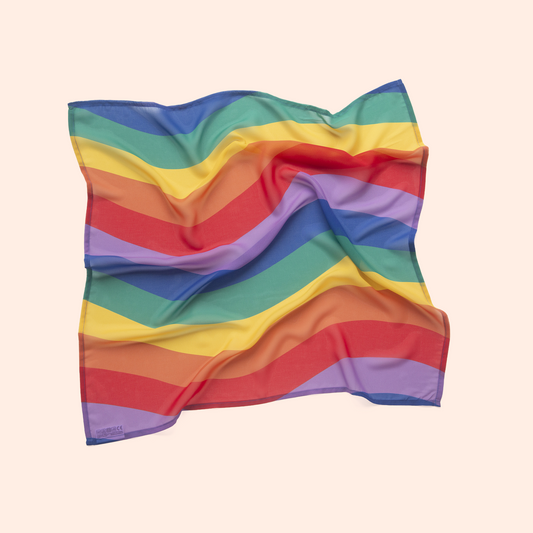 medium speeldoek regenboog waves