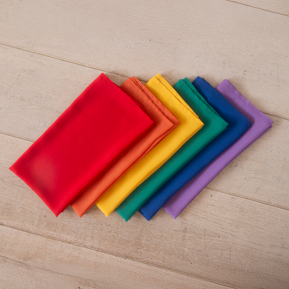 Playcycle speeldoeken regenboog set 6-delig 65cm