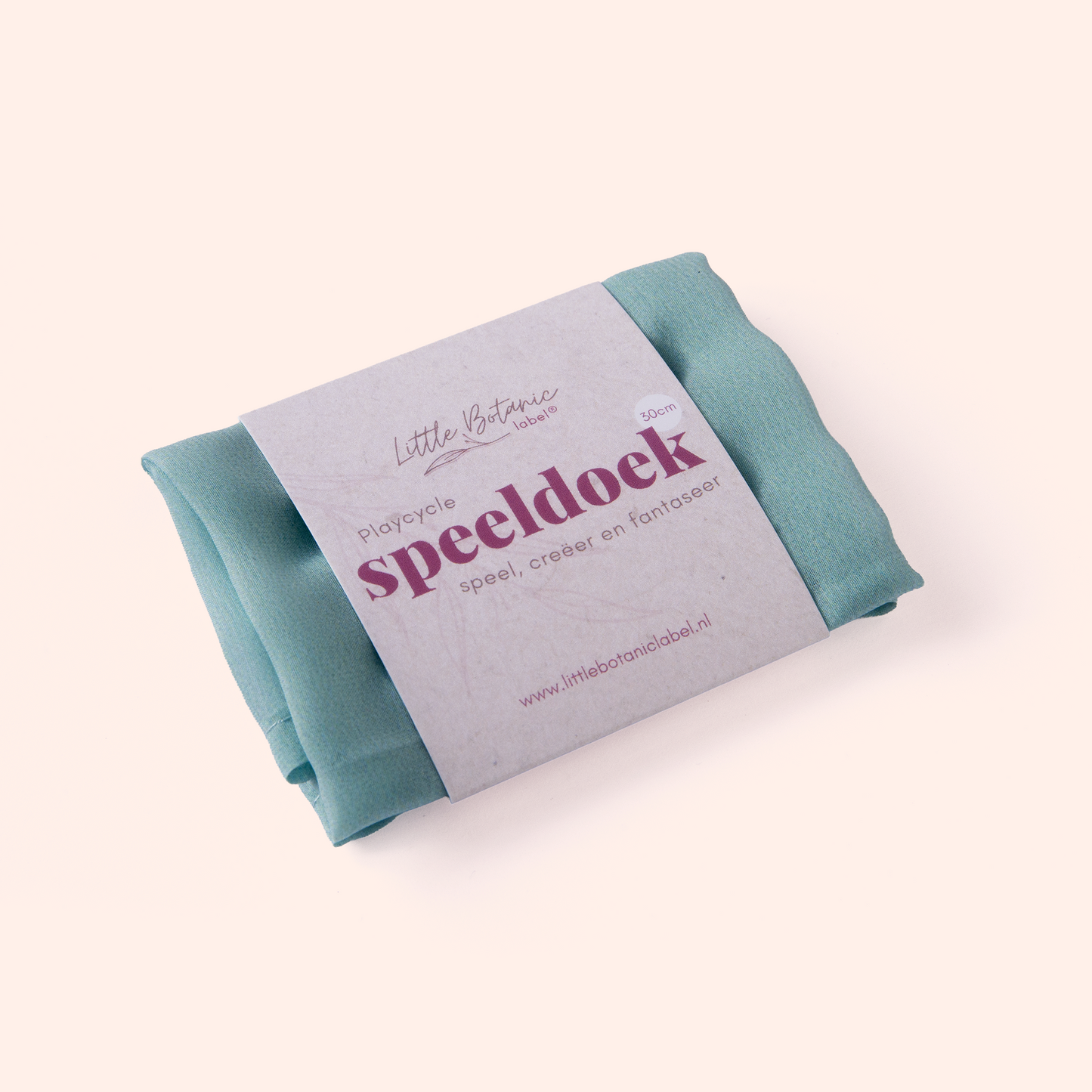 Playcycle speeldoek klein - 30cm - mintgroen