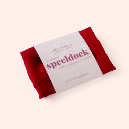 Playcycle speeldoek klein - 30cm - rood