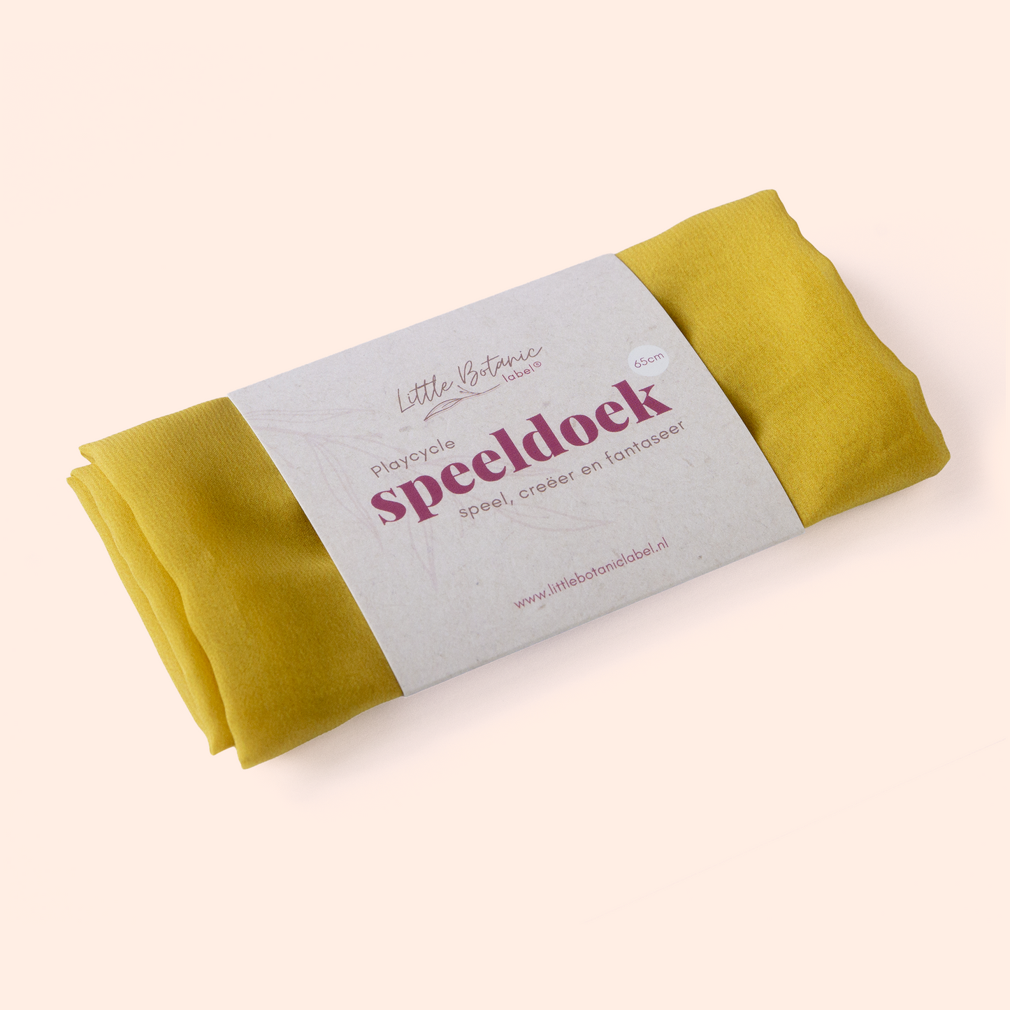 Playcycle speeldoek medium - 65cm - zachtgeel