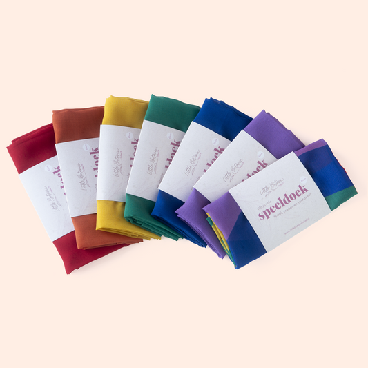 regenboog speeldoeken set met waves speeldoek