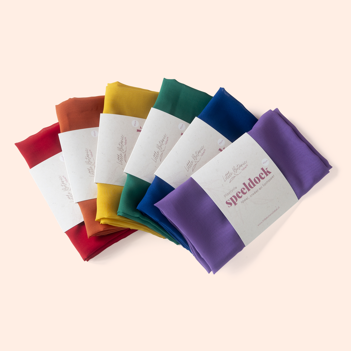 regenboog speeldoeken set groot