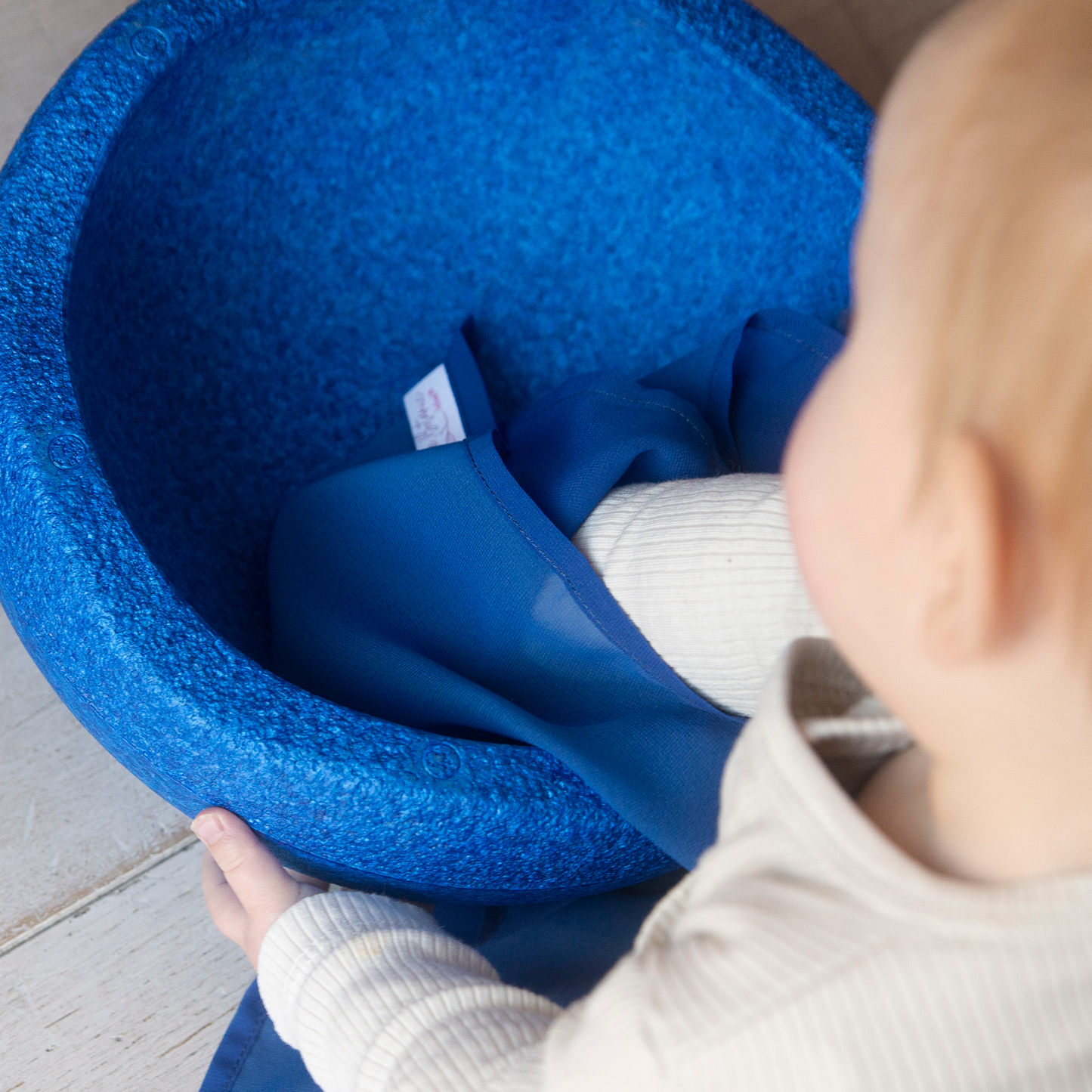 Stapelstein en speeldoekje voor baby