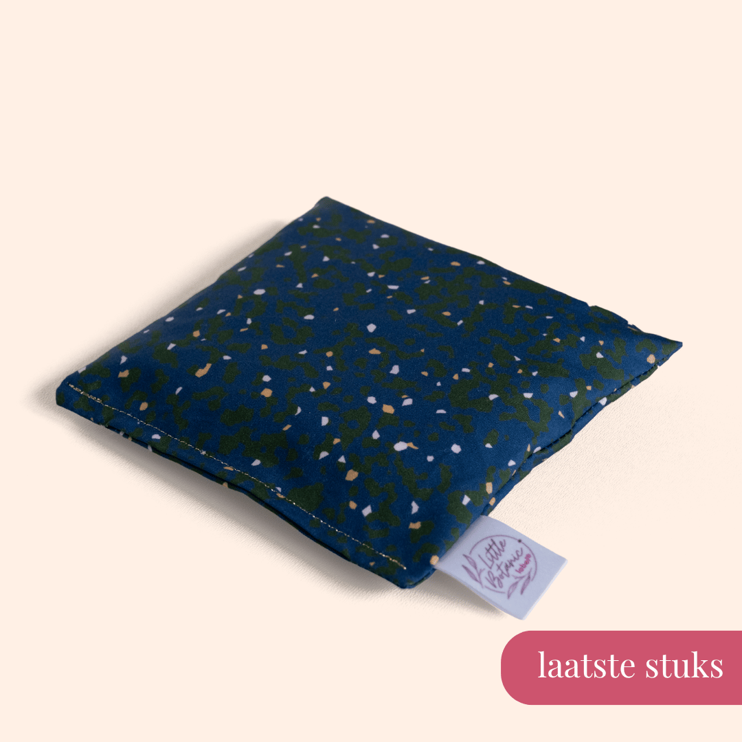 Loose beanbag - Confetti Dark Green + blush sprinkles - Christmas special