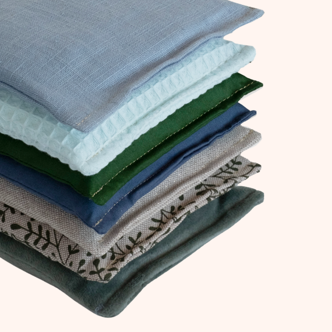 Sensorische pittenzakjes - Green Jeans - 7 stuks