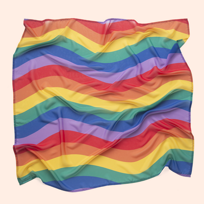 grote speeldoek regenboog waves