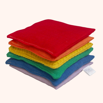 Open einde baby speelgoedset (0–2 jaar) – Regenboog