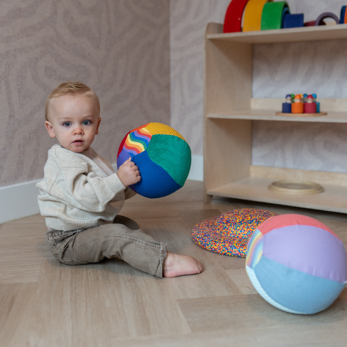 sensorisch speelgoed baby en dreumes