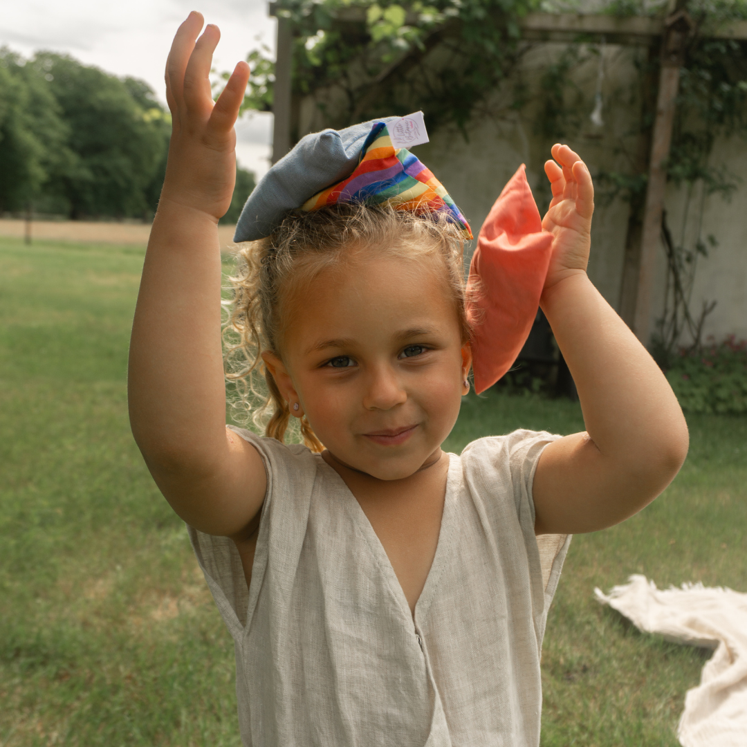 balanceren met pittenzakjes