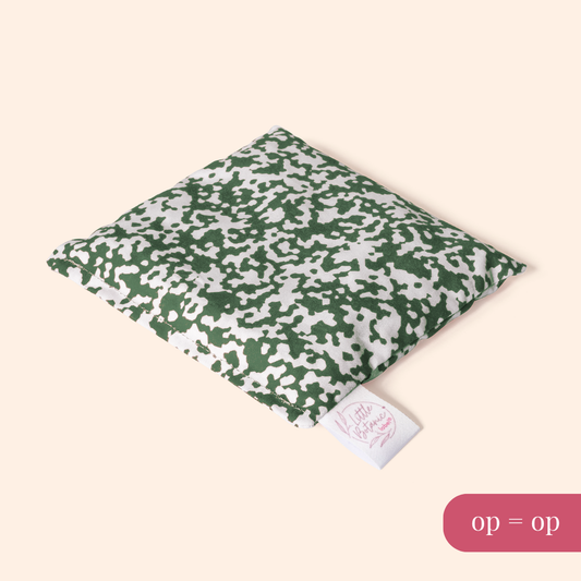Loose beanbag - Confetti Darkgreen + blush mix - Christmas special