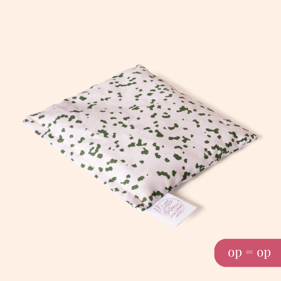 Loose beanbag - Confetti Blush + dark green sprinkles - Christmas special