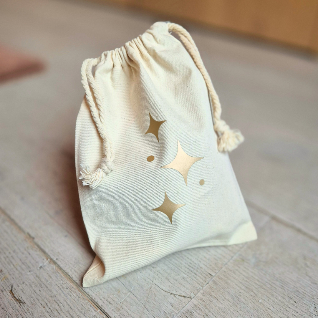 Eco-cotton storage bag - Twinkling stars