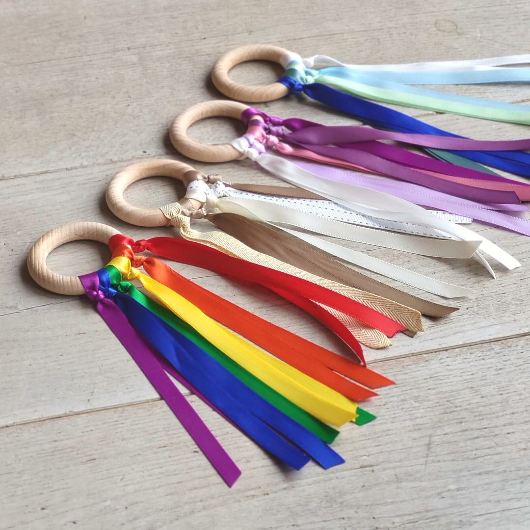 Baby hand kite rainbow